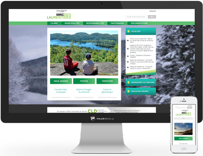 refonte de site web mrc laurentides
